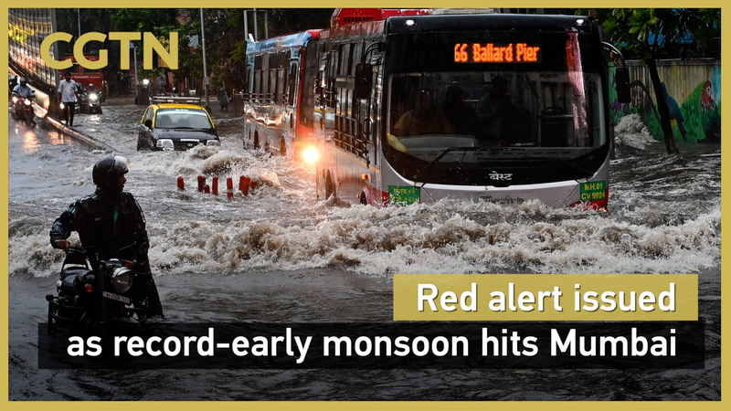 🌧️ Mumbai Hit by Record-Early Monsoon; Red Alert Issued! 🌧️ Mumbai Hit by Record-Early Monsoon; Red Alert Issued! video poster