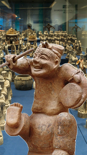 Ancient Storyteller Raps 🥁 AI Revives 2,000-Year-Old Chinese Relic! video poster