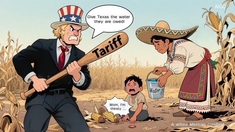 U.S. Demands More Water from Mexico Amid Drought, Threatens Tariffs ๐๐ธ U.S. Demands More Water from Mexico Amid Drought, Threatens Tariffs ๐๐ธ