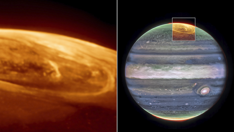 Webb Telescope Reveals Jupiter’s Dazzling Auroras in Stunning Detail 🌌👁️ Webb Telescope Reveals Jupiter’s Dazzling Auroras in Stunning Detail 🌌👁️