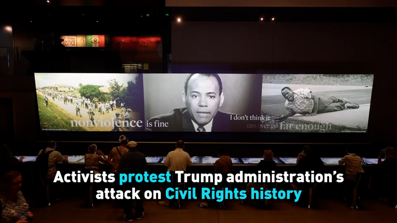 Activists March Against Trump’s Civil Rights History Revisions 🌍✊ Activists March Against Trump's Civil Rights History Revisions 🌍✊ video poster
