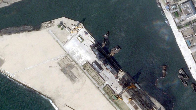 DPRPLEFDNBNF9P9O0SH0 - 🌍NewspaperAmigo – Your Global News Buddy 🗞️ DPRK Detains Officials After Warship Launch Mishap 🚢⚡