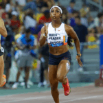 🇯🇲 Rising Star Tia Clayton Stuns Sprint Legend Fraser-Pryce in Doha Thriller!