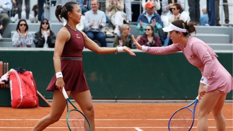 Yuan & Sun Power Through French Open Doubles Opener 🎾🔥