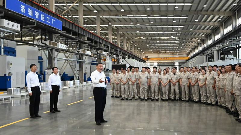 Xi Jinping Tours Luoyang: Tech Meets Tradition 🏭🏯 Xi Jinping Tours Luoyang: Tech Meets Tradition 🏭🏯