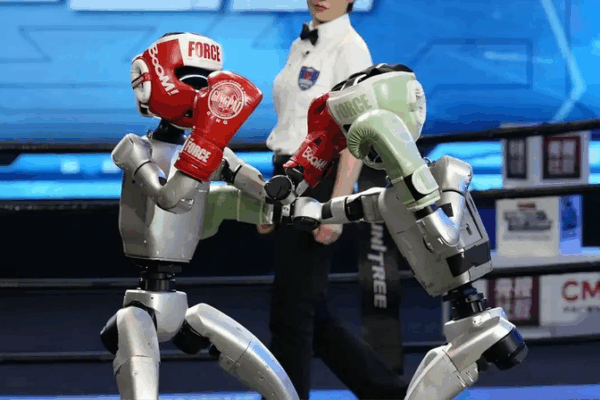 🤖🥊 World's First Humanoid Robot Boxing Match Kicks Off in China! video poster