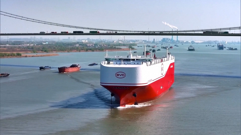 China Sets Sail with World’s Largest Car Carrier 🌍⚡