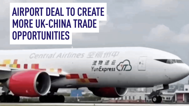East Midlands Airport Becomes UK-China Trade Hub with Major Cargo Deals ✈️📦 video poster