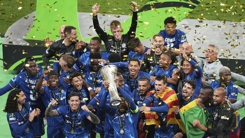 OL4IE5E8WWGC97P2215C - 🌍NewspaperAmigo – Your Global News Buddy 🗞️ Chelsea Makes History with UEFA Conference League Victory! 🏆⚽