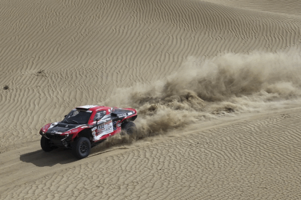 Taklimakan Rally Stage 6: Thrills, Wins & Desert Chills 🏜️🏍️ Taklimakan Rally Stage 6: Thrills, Wins & Desert Chills 🏜️🏍️ video poster