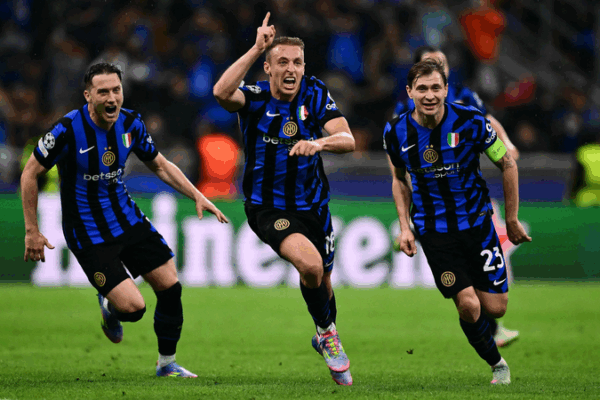 Inter Milan Stuns Barcelona in UCL Thriller to Reach Final ⚽🔥 Inter Milan Stuns Barcelona in UCL Thriller to Reach Final ⚽🔥