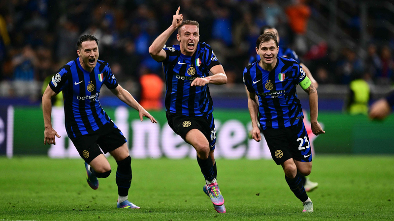 OXH37BSS1IAO0680MSD8 - 🌍NewspaperAmigo – Your Global News Buddy 🗞️ Inter Milan Stuns Barcelona in UCL Thriller to Reach Final ⚽🔥