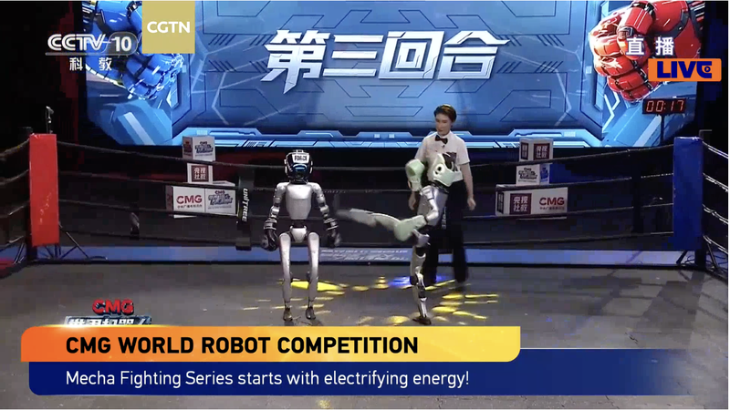 ๐ค AI Strategist Dominates CMG Robot Combat Finals in Hangzhou! ๐ค AI Strategist Dominates CMG Robot Combat Finals in Hangzhou!