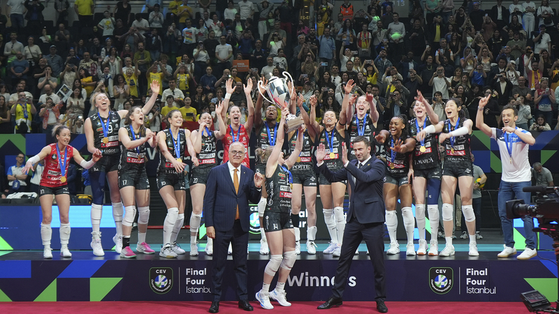 Zhu Ting Crowned MVP as Conegliano Volleyball Sweeps Historic Double 🏆🔥 Zhu Ting Crowned MVP as Conegliano Volleyball Sweeps Historic Double 🏆🔥