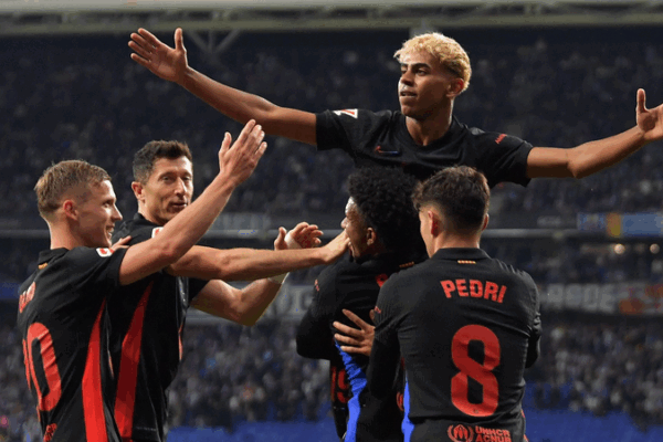 Barça Blitz to 28th La Liga Title! 🏆 Young Stars Shine in Derbi Clash Barça Blitz to 28th La Liga Title! 🏆 Young Stars Shine in Derbi Clash