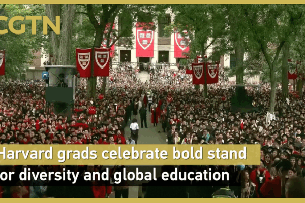 Harvard Grads Cheer Bold Stand for Diversity 🌍🎓 Harvard Grads Cheer Bold Stand for Diversity 🌍🎓 video poster