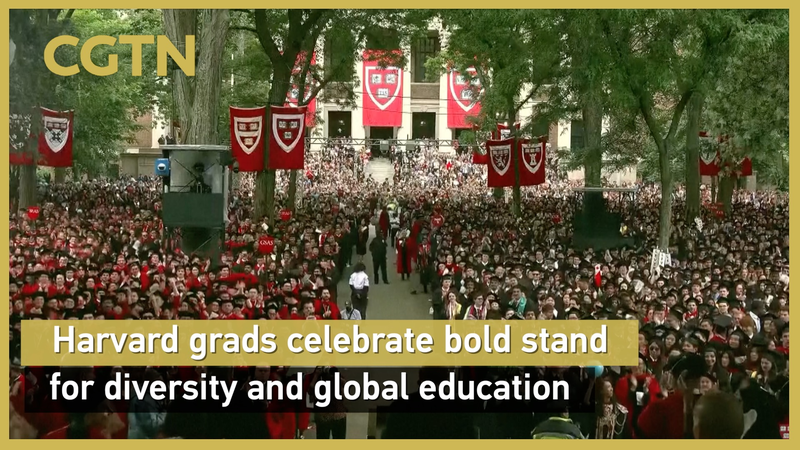 Harvard Grads Cheer Bold Stand for Diversity 🌍🎓 video poster