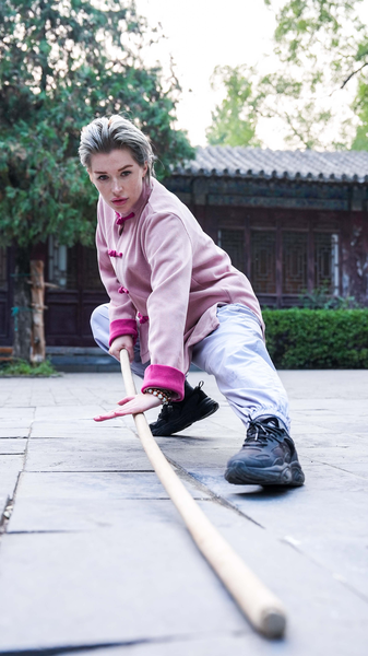 Russian Star Anastasia Trains at Shaolin Temple to Master Kung Fu 🥋✨ video poster