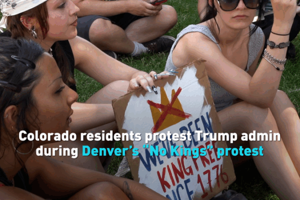 Denver’s ‘No Kings’ Protest Blends Festive Vibes with Anti-Trump Message 🎉✊ Denver’s ‘No Kings’ Protest Blends Festive Vibes with Anti-Trump Message 🎉✊ video poster