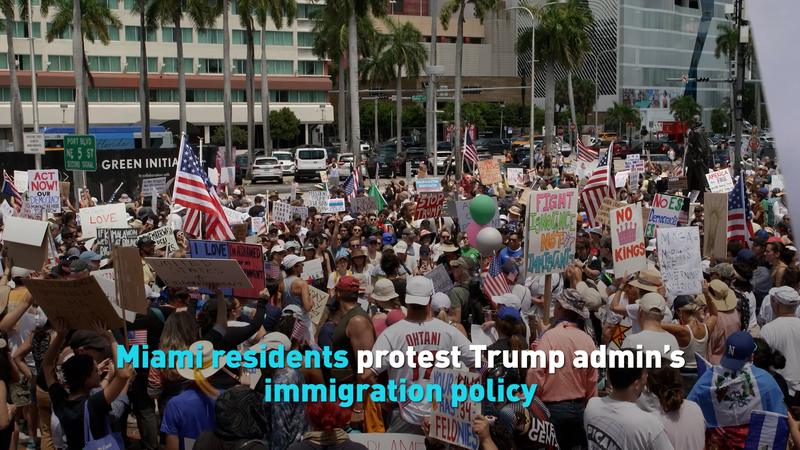 7ZTTGWCFP77NZ5GCEWWL - 🌍NewspaperAmigo – Your Global News Buddy 🗞️ Miami Rallies Against Trump Immigration Policies 🗽✊ video poster