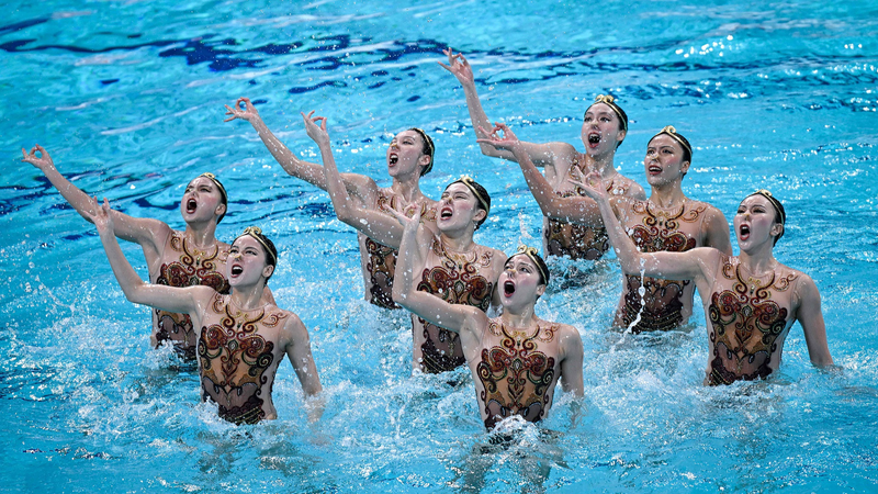 🇨🇳 China Dominates Artistic Swimming World Cup Day 1 with 3 Golds! 🏅