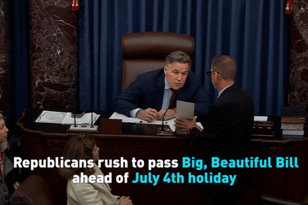 🇺🇸 Republicans Race to Pass ‘Big, Beautiful Bill’ Before July 4 Break 🏛️ 🇺🇸 Republicans Race to Pass 'Big, Beautiful Bill' Before July 4 Break 🏛️ video poster