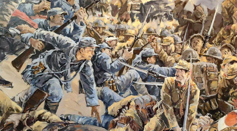 🎨 Veteran Artist Honors WWII Victory with Historic Paintings in Beijing video poster