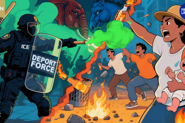 U.S. Immigration Protests Expose Political Divide ๐ฝโ๏ธ U.S. Immigration Protests Expose Political Divide ๐ฝโ๏ธ