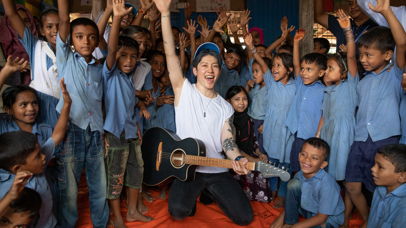 MIYAVI Rocks Refugee Support: Music as a Global Mission 🎸🌍 video poster