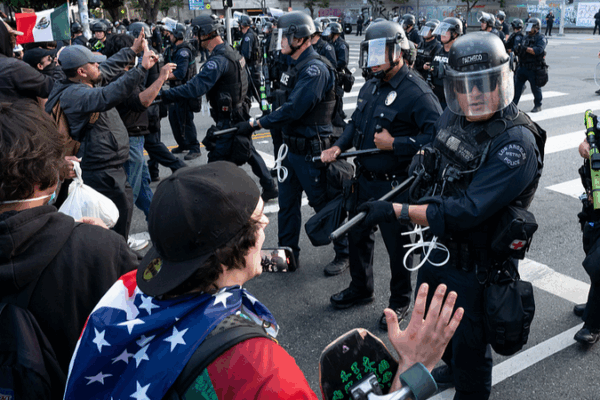 LA Protests Escalate: Clashes with National Guard Spark Downtown Chaos 🌆✊ LA Protests Escalate: Clashes with National Guard Spark Downtown Chaos 🌆✊ video poster