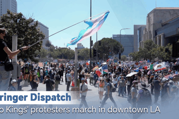 ‘No Kings’ Protests Sweep LA Amid Immigration Debate 🗽✊ ‘No Kings’ Protests Sweep LA Amid Immigration Debate 🗽✊ video poster