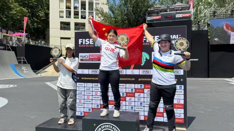 FURTSJXG92YKQOWWRA5T - 🌍NewspaperAmigo – Your Global News Buddy 🗞️ China's Sun Sibei Soars to BMX Gold 🚲✨