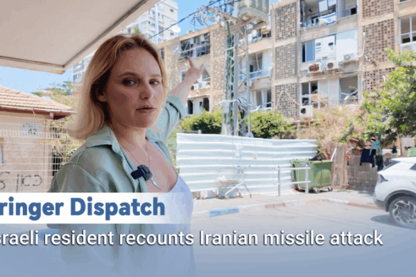 🚨 Israeli Resident Shares Harrowing Account of Iranian Missile Attack 🌪️ 🚨 Israeli Resident Shares Harrowing Account of Iranian Missile Attack 🌪️ video poster