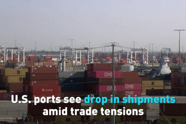 U.S. Ports Hit by Trade Tensions: Shipments Plummet 🚢💥 U.S. Ports Hit by Trade Tensions: Shipments Plummet 🚢💥 video poster