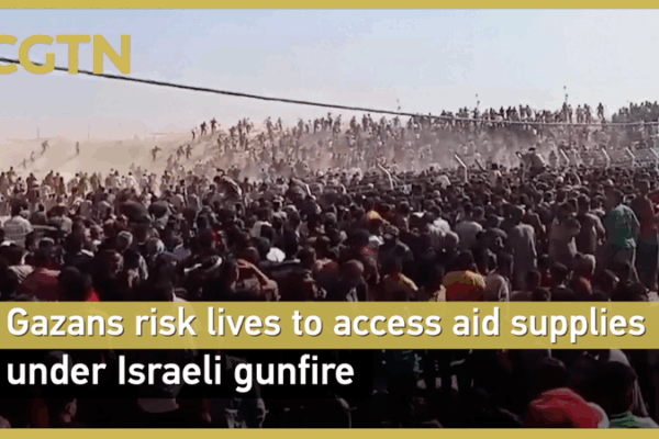 Gazans Brave Gunfire for Aid: A Desperate Struggle π¨ Gazans Brave Gunfire for Aid: A Desperate Struggle π¨ video poster