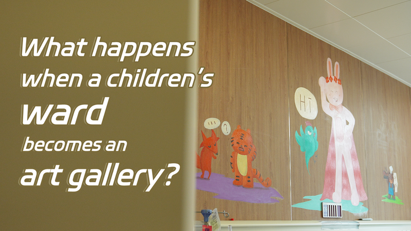 H65Z6I1JFRNINZ3XA34E - 🌍NewspaperAmigo – Your Global News Buddy 🗞️ Healing Through Art: Kids' Ward Transforms into Gallery 🎨🏥 video poster
