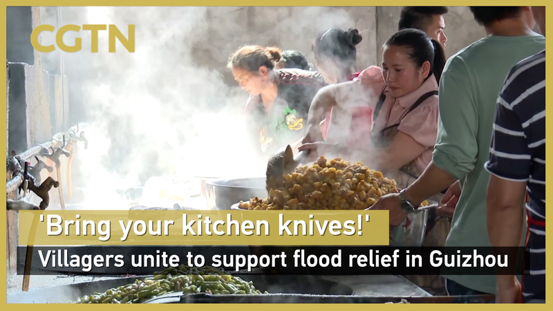 Guizhou Villagers Wield Kitchen Knives in Flood Relief Effort 🍴🌊 video poster