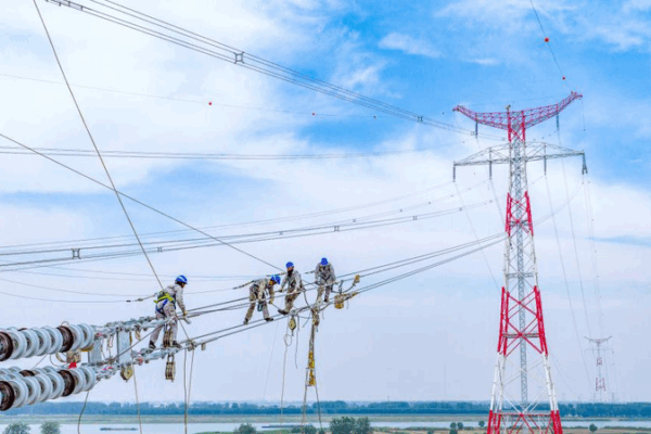 Anhui’s Mega Power Project Conquers Huaihe River 🌉⚡ Anhui's Mega Power Project Conquers Huaihe River 🌉⚡