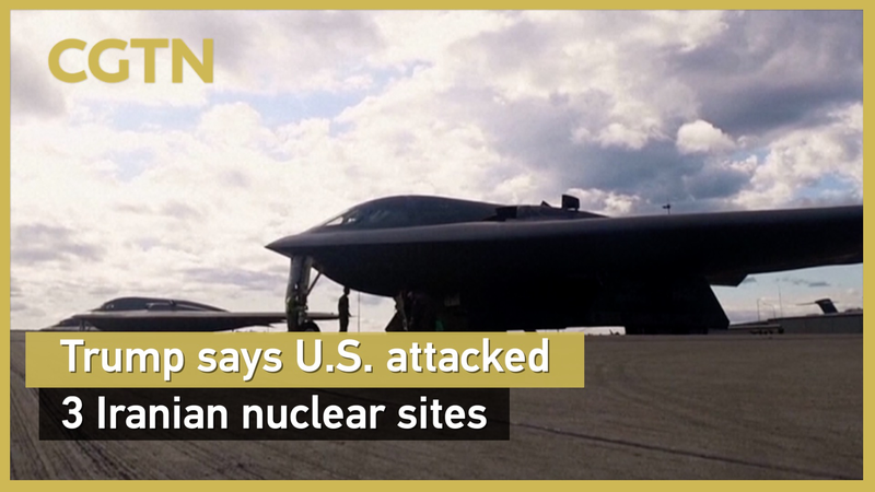 Trump Claims U.S. Strikes 3 Iranian Nuclear Sites 🚨💣 Trump Claims U.S. Strikes 3 Iranian Nuclear Sites 🚨💣 video poster