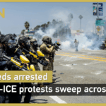 PJ8UENAY6U7714MS16EG - 🌍NewspaperAmigo – Your Global News Buddy 🗞️ Hundreds Arrested as Anti-ICE Protests Rock U.S. Cities 🌆✊ video poster