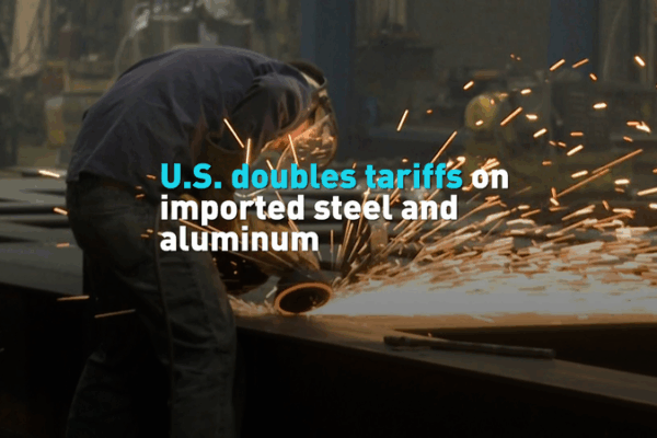 U.S. Doubles Steel Tariffs: Trade War Escalates π₯π U.S. Doubles Steel Tariffs: Trade War Escalates π₯π video poster