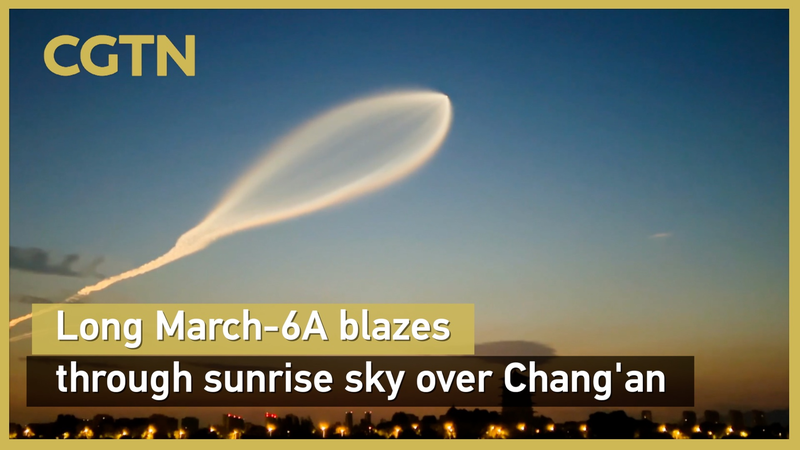 China's Long March-6A Lights Up Dawn Sky with Satellite Launch 🚀🌅 video poster
