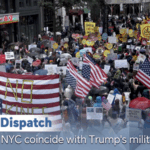 QT18W9XI5MB2IRIIW0I5 - 🌍NewspaperAmigo – Your Global News Buddy 🗞️ NYC Protests Clash with Trump’s Military Parade on His 79th Birthday 🎉✊ video poster