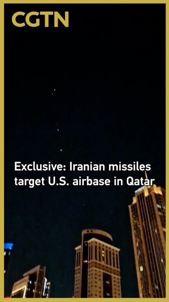 QTMTXZS4V3P793QVM3KG - 🌍NewspaperAmigo – Your Global News Buddy 🗞️ Iran Launches Missiles at U.S. Base in Qatar; No Casualties Reported 🚀🛡️ video poster