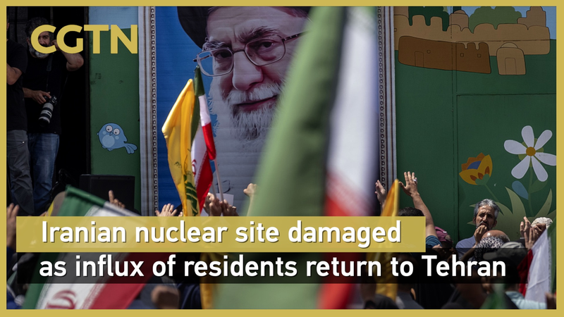 Iran Nuclear Site Hit in Overnight Strikes; Tehran Residents Return 🌍💥 video poster