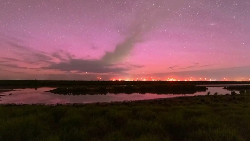 SL04CIVB621SKU6ZCOMK - 🌍NewspaperAmigo – Your Global News Buddy 🗞️ Rare Pink Aurora Lights Up Northeast China Skies 🌌✨