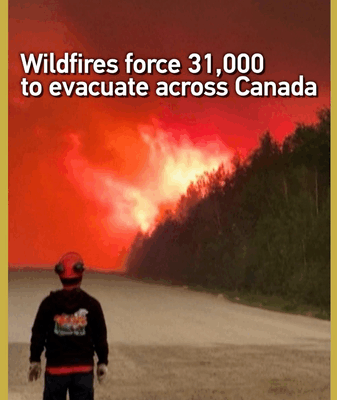 Canada Wildfires Force 31,000 to Evacuate 🔥🚨 Canada Wildfires Force 31,000 to Evacuate 🔥🚨 video poster