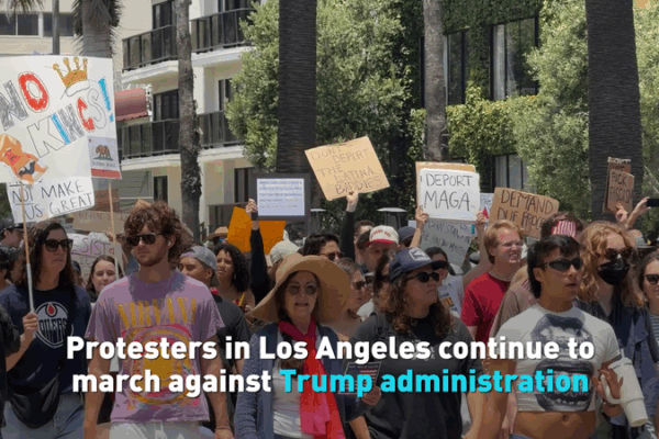LA Marches On: Protests Against Trump Policies Continue 🌟✊ LA Marches On: Protests Against Trump Policies Continue 🌟✊ video poster