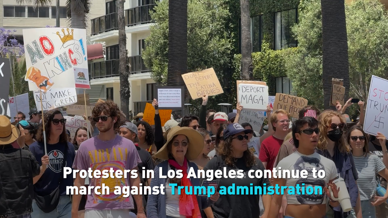 LA Marches On: Protests Against Trump Policies Continue 🌟✊ video poster