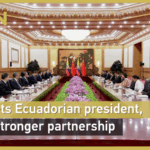 YTXCJJX2ZWR8BUD9WYB0 - 🌍NewspaperAmigo – Your Global News Buddy 🗞️ Xi, Ecuador's President Boost Ties at Summer Davos 🌏🤝 video poster